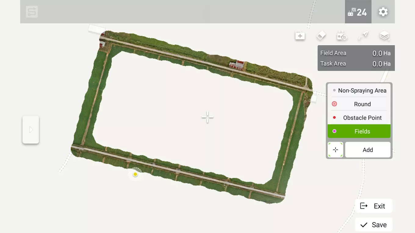 DJI Agras T50 Tarla haritalama 1